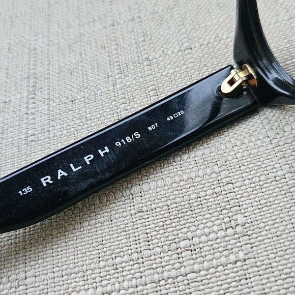 Ralph Ralph Lauren Women Glassses Frame 918/S 807 49[]20 135 Eyeglasses Black - Picture 9 of 12